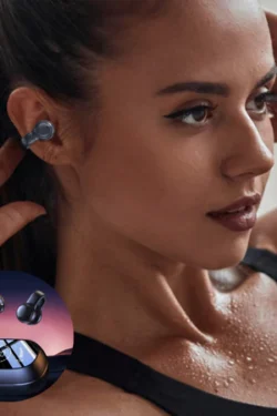 Fones de ouvido sem fio Bluetooth Ear-Hook 5.3 Mini fones de ouvido estéreo para Android Ios -B4 - Imagem 2